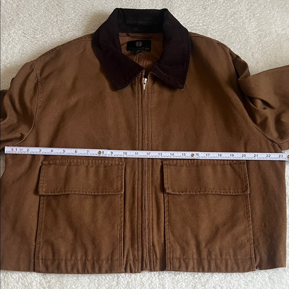 House of Harlow 1960 Canvas Utility Jacket Brown L (NWOT) - Picture 3 of 11